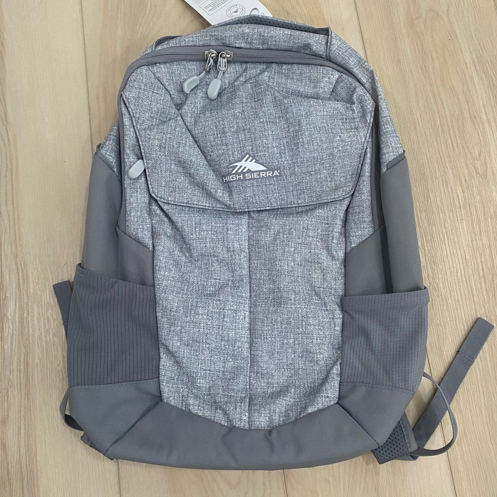 High Sierra Access Pro Laptop Backpack, Grey, One Size NWT